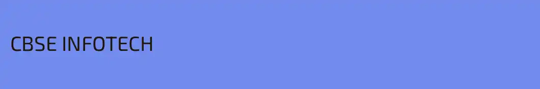 CBSE INFOTECH